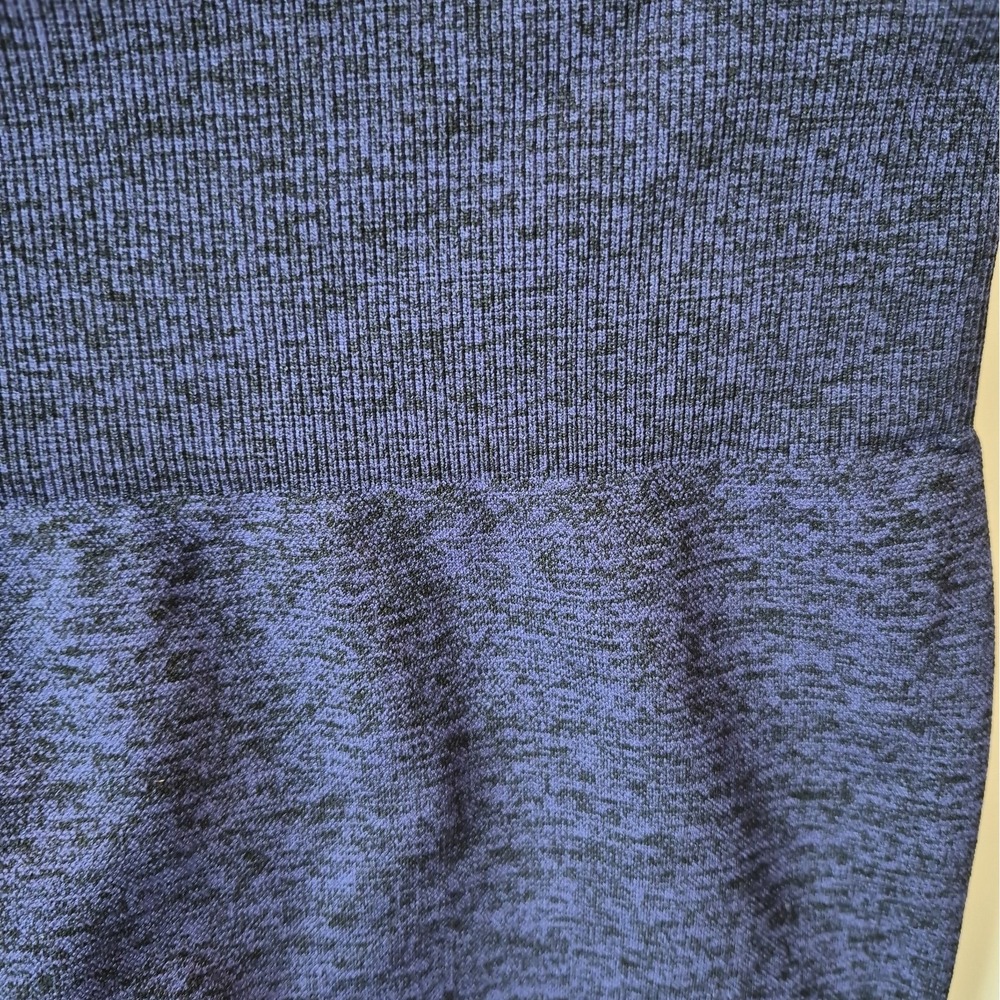 Nwot Zyia G Hustle blue seamless athletic shorts sz M medium - Picture 2 of 5
